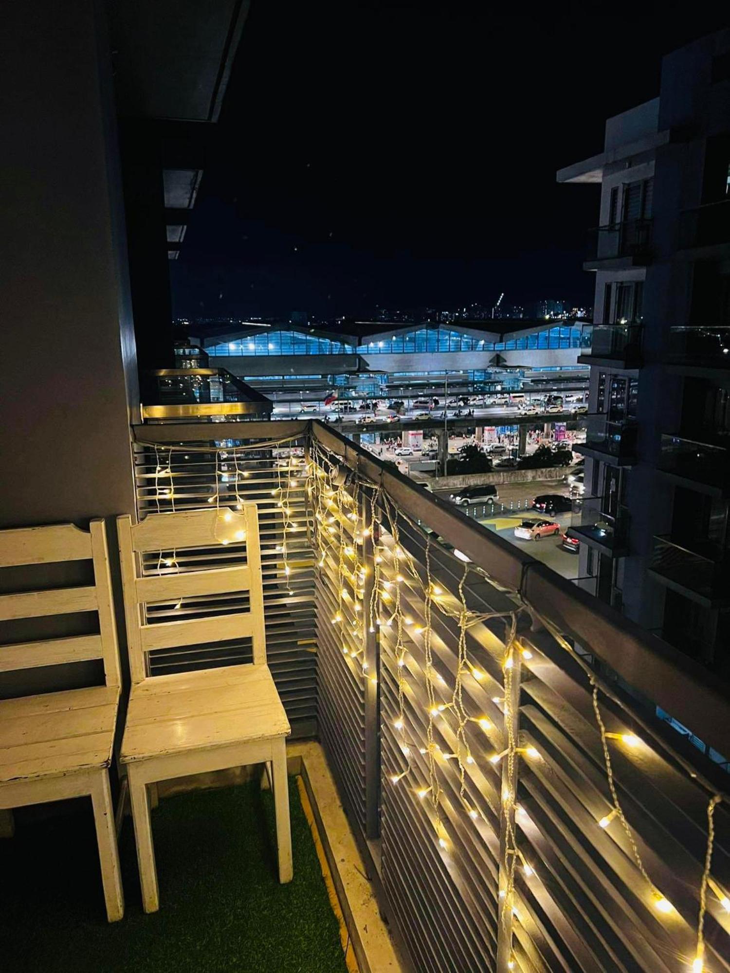 מנילה One Palm Tree Villas Condominium - Studio 10O With Balcony - Across Terminal 3 Airport מראה חיצוני תמונה